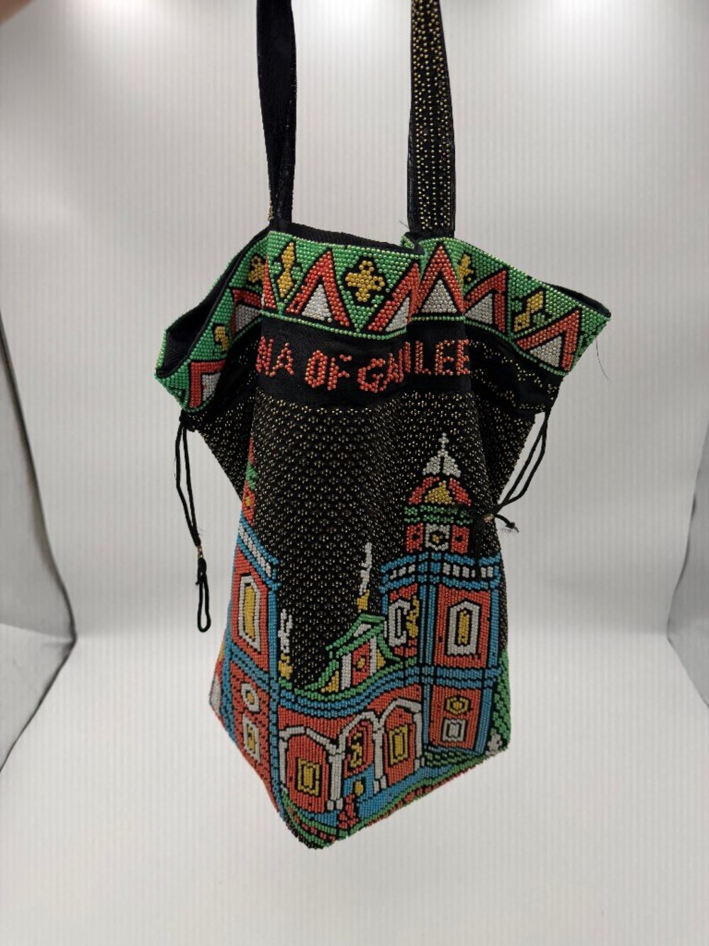 Colorful Beaded California Tote Bag